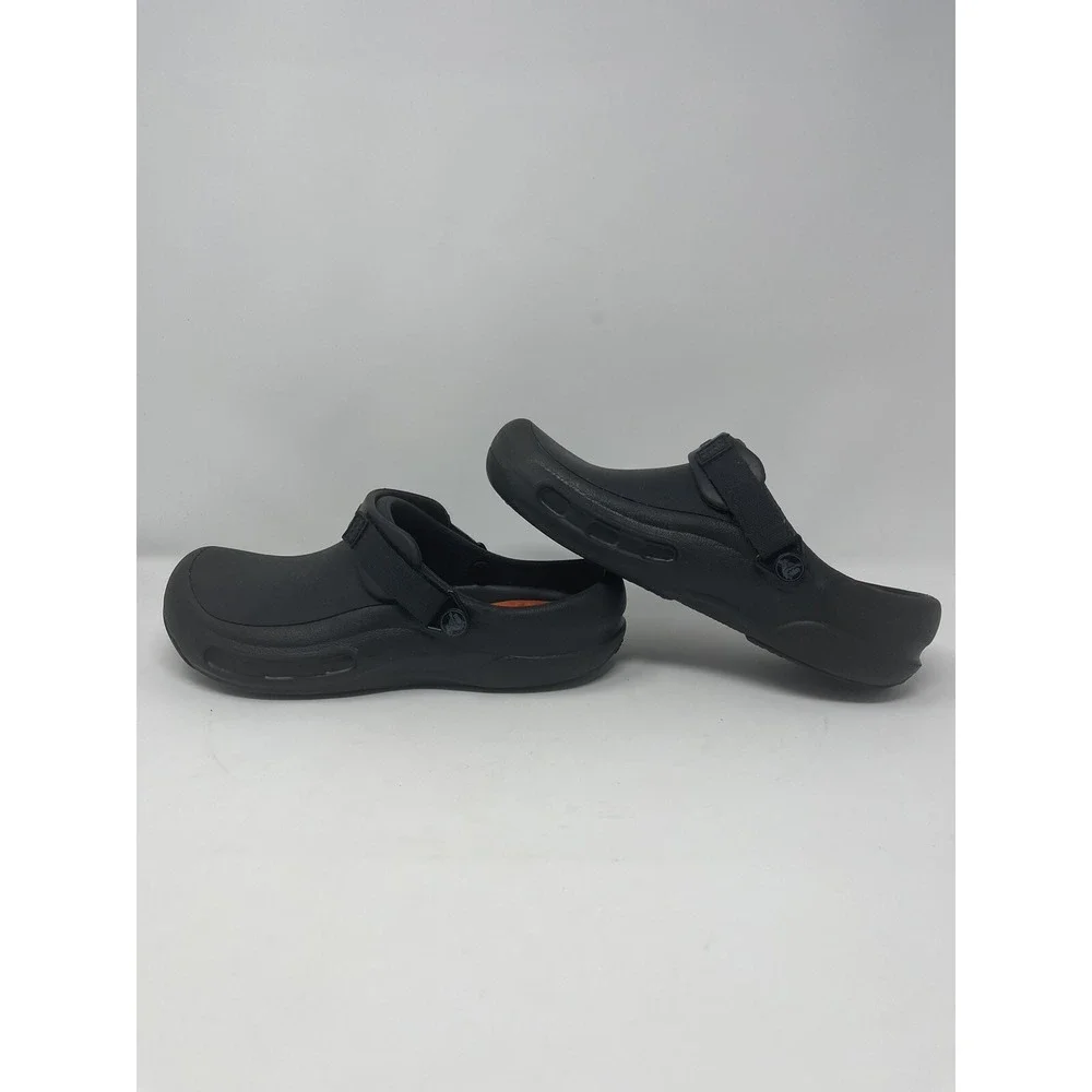 Crocs Mens Bistro Pro LiteRide Comfort Clogs Slip On Black M 6,7 - W 8,9 *Read‎